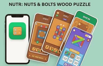 NUTR: Nuts & Bolts Wood Puzzle